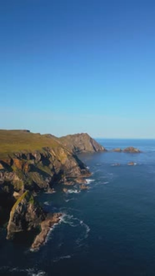 An Port Cliffs Cinematic 4K Vertical footage Co.Donegal - Ireland 50