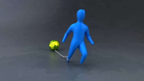 Símbolo de carga: animación 3D