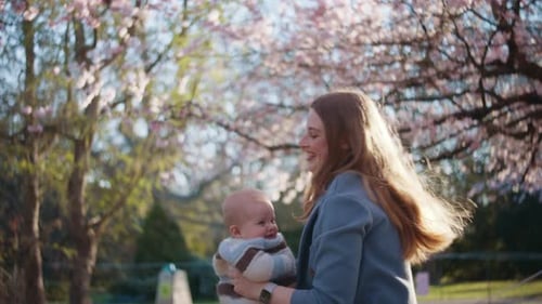 Mother Forming Strong Bond With Her Child