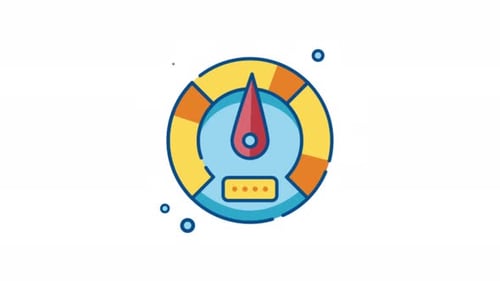 Animated Speedometer Gauge for Performance Indication