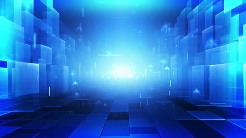 Blue Corporate Background Loop