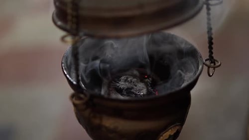 Censer Close Up Used in the Orthodox Church