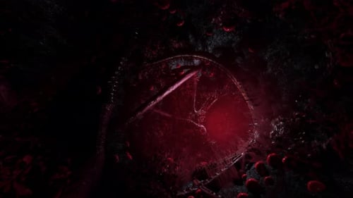 Voodoo Horror with Red Tentakles