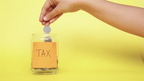 Saving Coins for Tax Payments