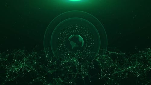 Weltweite Technologie Globaler Netzwerkdatenaustausch Metaverse Virtuelle Technologie Weltweites Geschäft