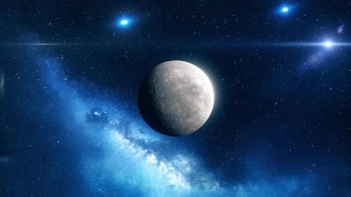 realistic galaxy and space