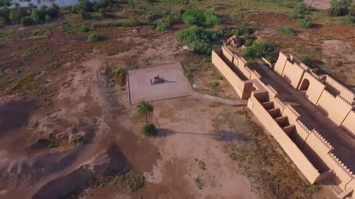 Der Löwe von Babylon, die antike Stadt Babylo