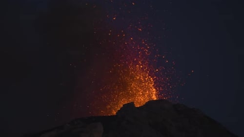 Fuego Volcano Eruption