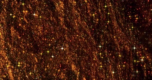 Drifting Abstract Stars on Black Background