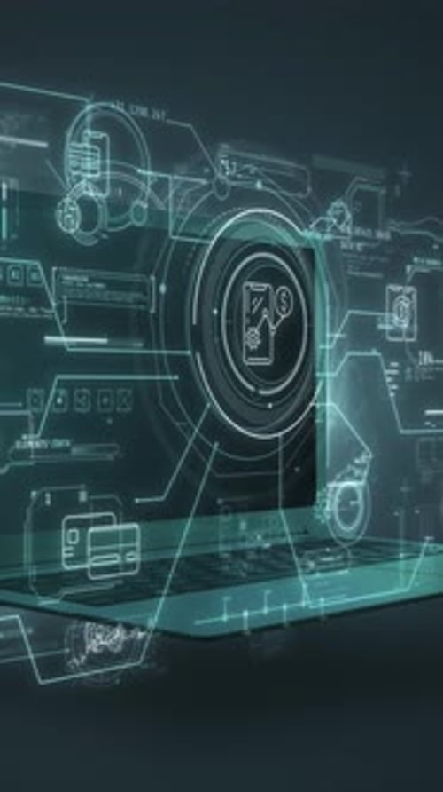 Interactive Infographics on a Rotating Threedimensional Computer