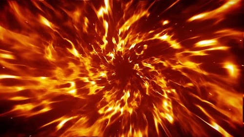 Flames Of Fire Swirl Background Look 4K
