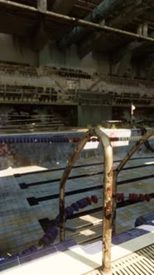 Abandoned Empty Swimming Pool
