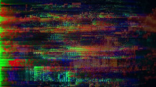 Abstract Digital Glitch Signal Error Background