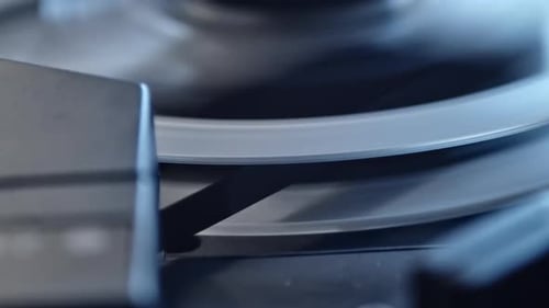 Close Up of Spinning Computer Fan