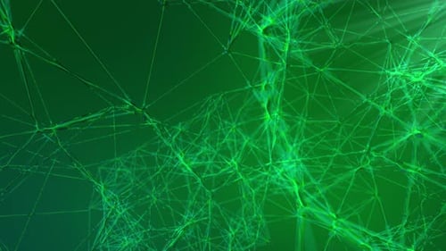 Grüner Spinnennetzplexus-Hintergrund 4 K