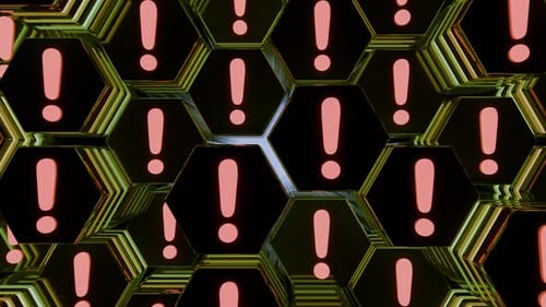Les points d'exclamation symbolisent le danger et le concept d'attention