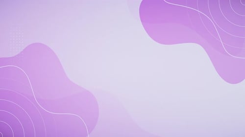 Animated Abstract Wavy Shapes Organic Background Loop