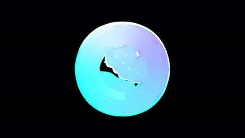 Radar Colleción: animaciones gráficas de globos giratorios con puntos calientes y una esfera circular en bucle