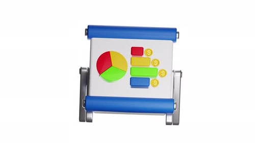 3d Icon Animation Business Presentation