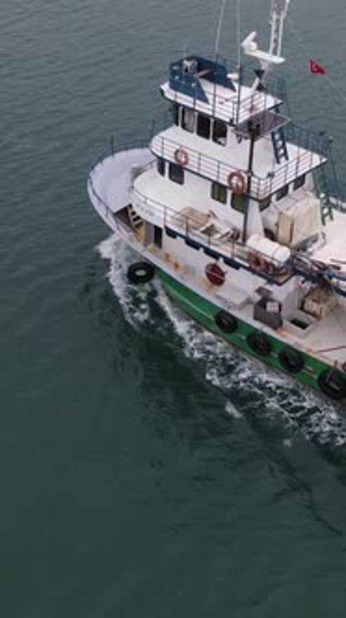 White Fishing Boat