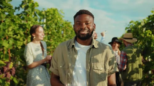 Enjoy a Joyful Winery Gathering with your Friends in a Beautiful Vineyard Scenery