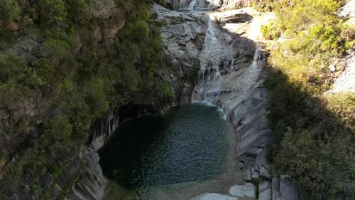Aerial video of the Panda-Grace National Park, Portugal