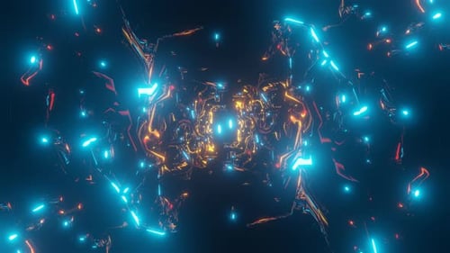 Futuristic VJ Loop Featuring Surreal and Hypnotic Visuals