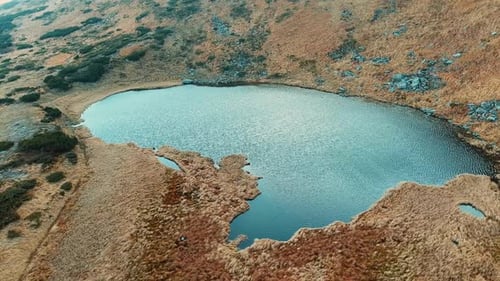 Lake in Mountains Range
