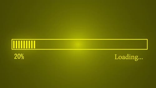 Loading bar progressing animation 100 percent countdown, Loading Bar and Loading Complete