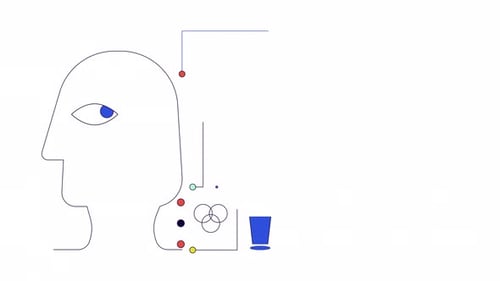 Animação 2D da Deep Learning AI Line