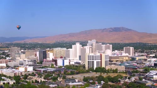 Reno, NV / USA - August 1, 2017: City of Reno, Nevada
