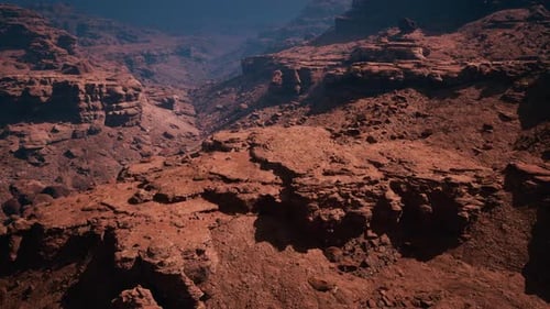 AweInspiring Majesty Gazing Into the Depths of the Red Stone Canyon