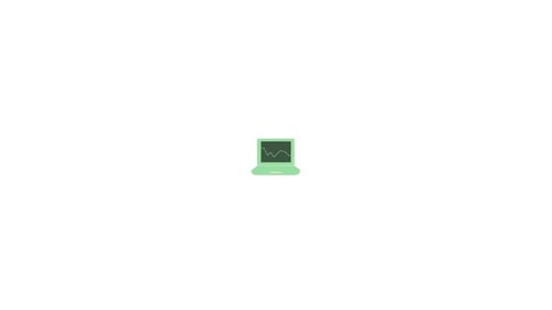 Seo monitoring Computer symbol icon animation video