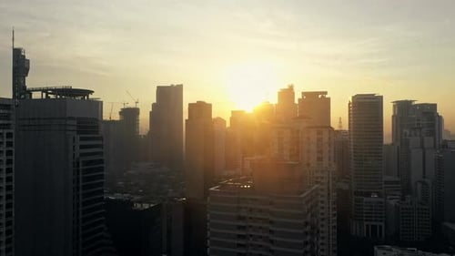 Vídeo em 4K de uma cidade nas Filipinas
