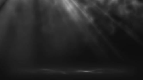 Volumetric light rays background with smoke loop