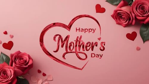 Happy Mother's Day Animation 4K