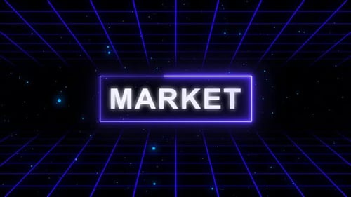 Market Text Animation