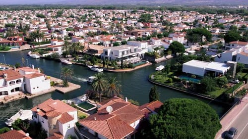 Aerial View of Largest Residential Marina in Europe