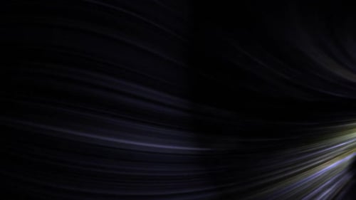 Blue strands thunderbolt motion dark background