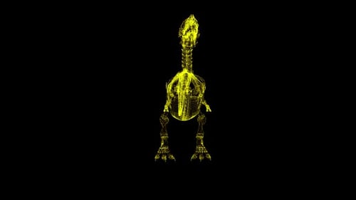 Hologram Skeleton Dinosaur