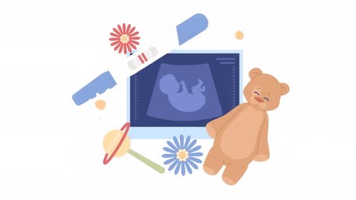 Jornada animada para celebrar a gravidez