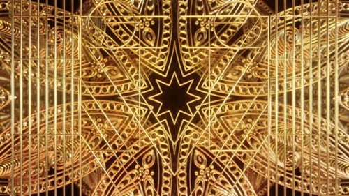 Fundo Art Déco dourado