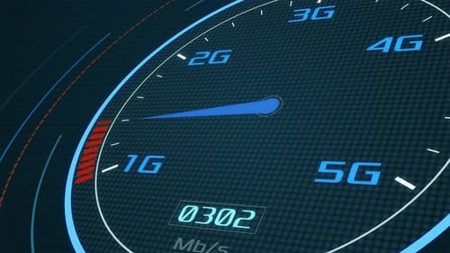 5G mobile network concept