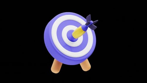 3D Arrow Target Animation