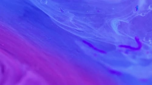 Ink Water Fantasy Paint Blue Pink Smoky Oil Gel