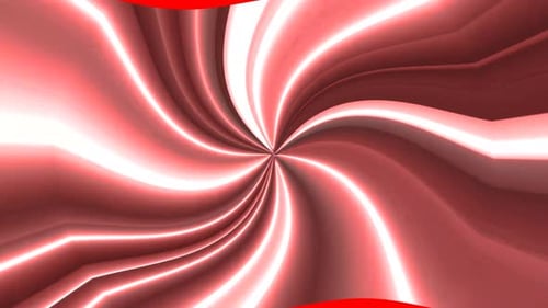 Red Neon Swirl Loop Background