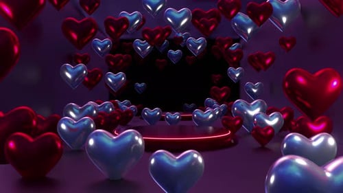 Valentines Heart Tunnel 4k