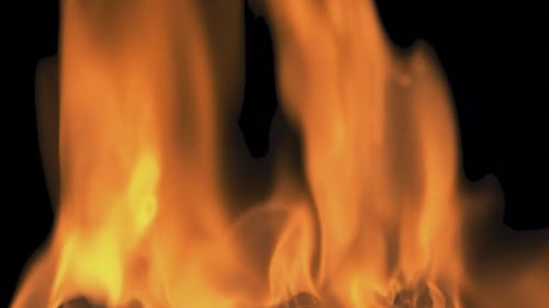 Seamless Looping Fire Flames Visual Effect