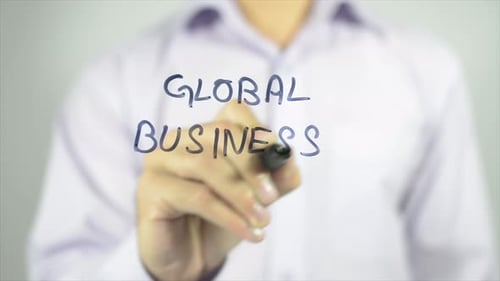 Global Business, écriture à l'écran