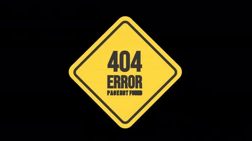 404 Erro Page Not Found - 4K